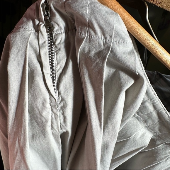 Prada Gray Pleated Above Knee Skirt A-line 38 Authentic Italy Y2K Designer XS - Picture 8 of 10